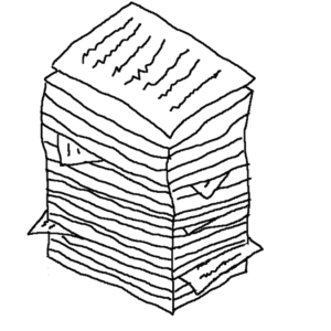 The autobiography -- Illustration by Börkur Sigurbjörnsson