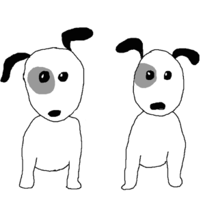 The dog whisperer -- Illustration by Börkur Sigurbjörnsson